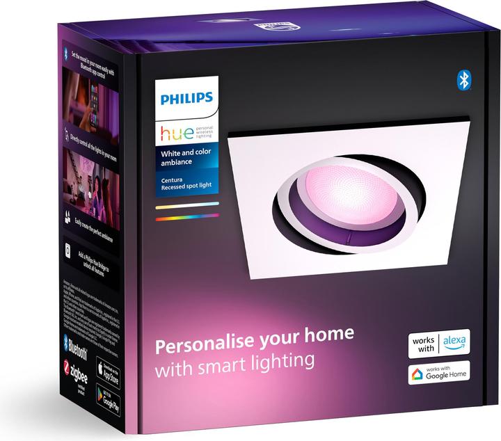 Actual product image Philips White & Colour Ambiance Centura (350 lm, GU10)