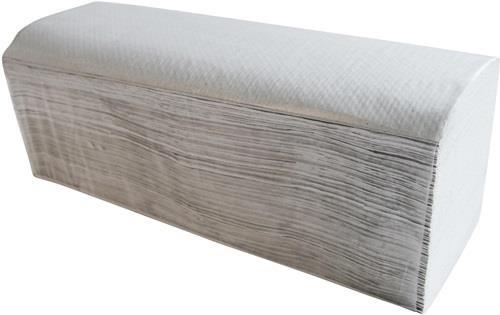 Image du produit CWS Serviettes pliées en papier pliage en V rec. 1 épaisseur nature 5000 feuilles (5000 x)
