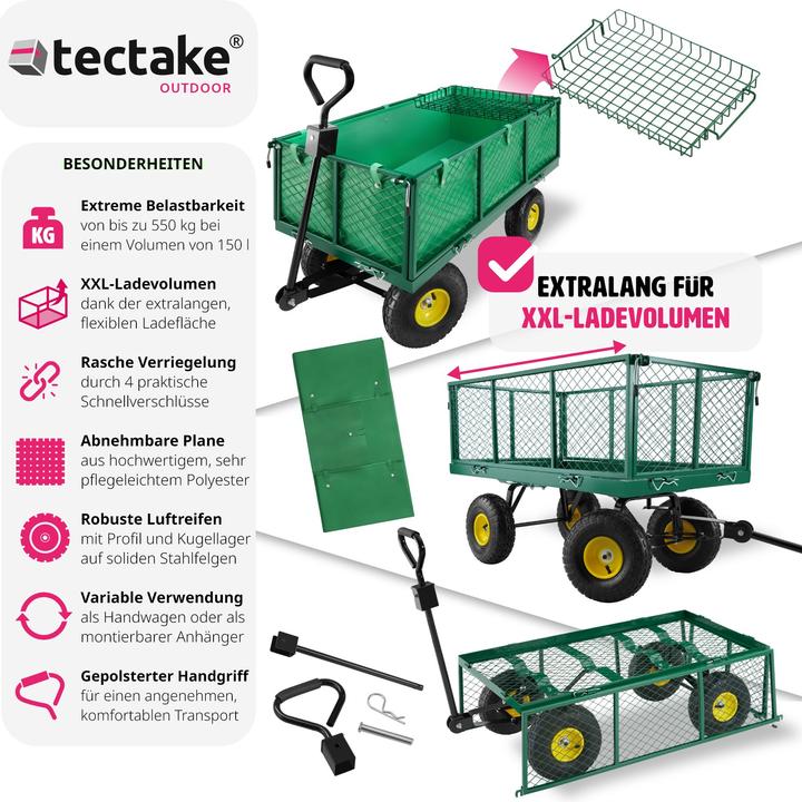 Produktbild tectake Bollerwagen