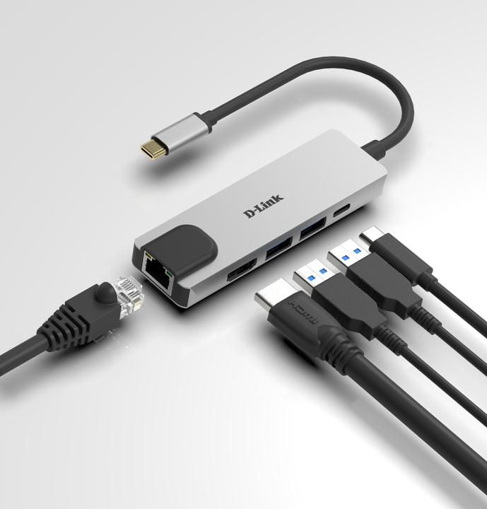 Immagine prodotto D-Link DUB-M520 (USB-C, 2 Porti)