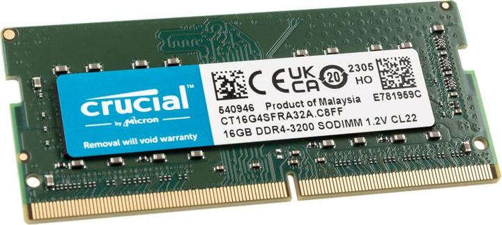 Productafbeelding Crucial Laptop geheugen (1 x 16GB, 3200 MHz, DDR4 RAM, SO-DIMM)