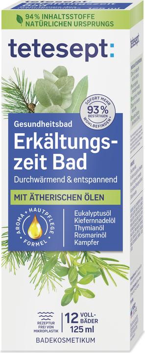 Tetesept Badekonzentrat Erkältungszeit Bad 125ml (125 ml, Badeöl)