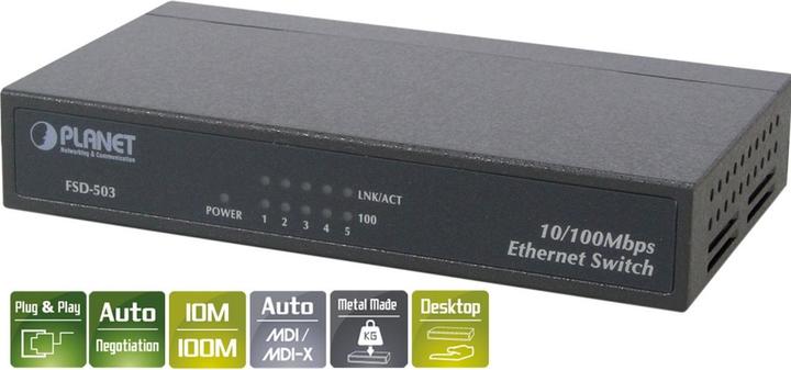 Actual product image Planet Fsd-503 (5 Ports)