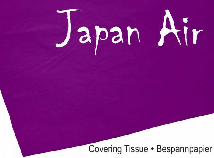 Modellbau Lindinger japan air lining paper 16g purple 500 x 750 mm 10pcs. rolled