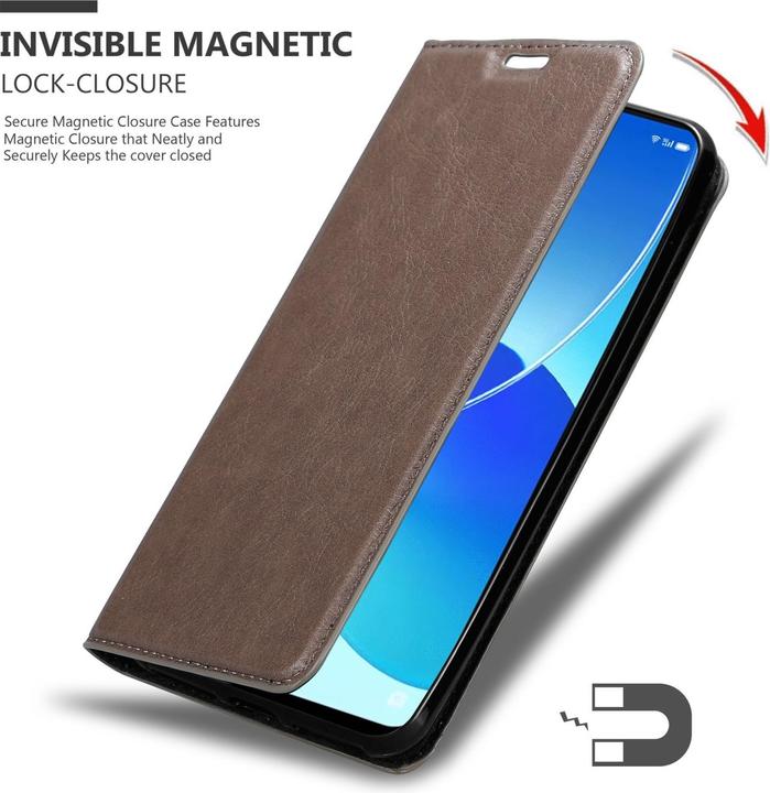 Produktbild Cadorabo Book Invis. Magnet Hülle (Oppo Reno 6 5G)