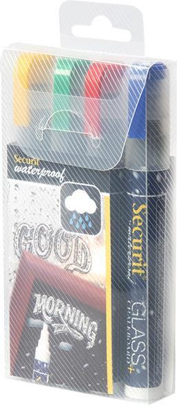 Produktbild Securit Kreidestift (Gelb, Blau, Grün, Rot, 6 mm, 4 x)