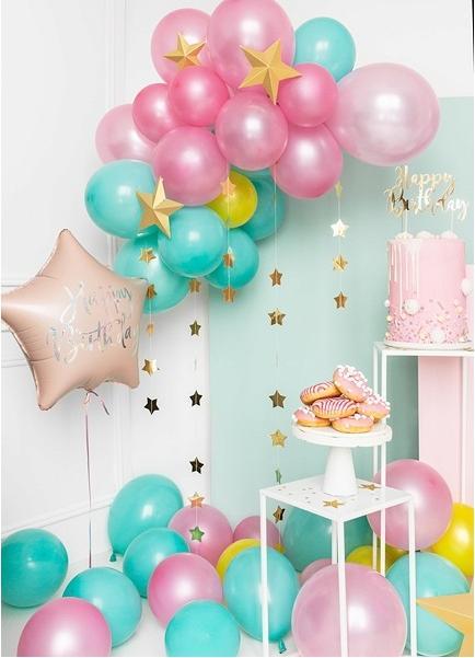 Produktbild Partydeco Goldene Sternengirlande (3.6m)