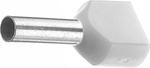 Actual product image Weidmüller ZW wire end ferrule 0.75qmm 8mm insulated PP gr 9037410000