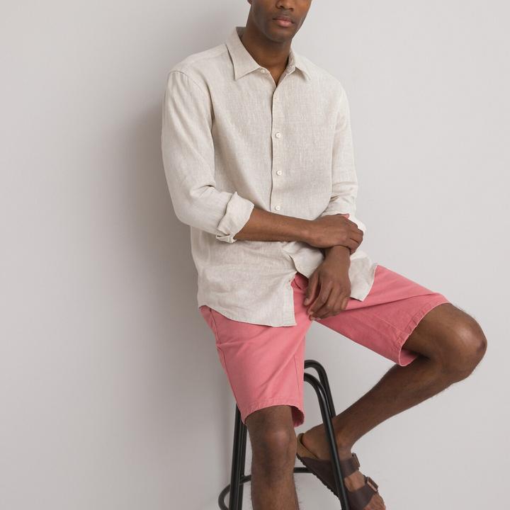 Produktbild La Redoute Collections Gerades Leinenhemd Signature mit langen Ärmeln (XXL)