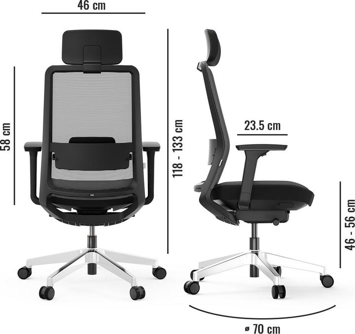 Actual product image Yaasa Chair Pro