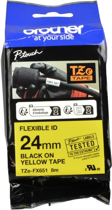 Produktbild Brother Tze-Fx651 (2.40 cm, Gelb)