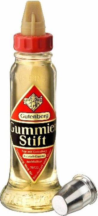 Image du produit Gutenberg Colle bâton de caoutchouc, 58 g, flacon en verre (56 g, 60000 ml)
