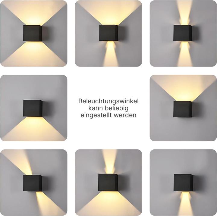 Image du produit Hermex Applique murale LED Applique murale up-down Applique murale de façade (1000 lm, IP65)