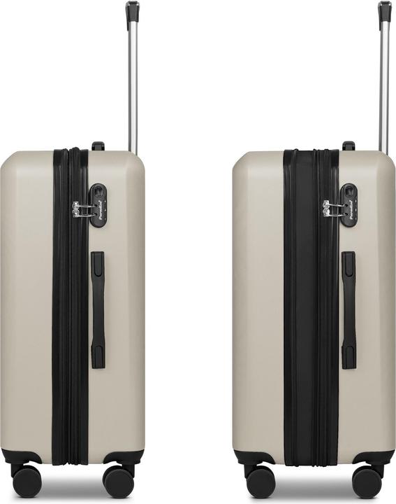Actual product image Check.In Paradise 2.0 4 Rollen Kofferset 3-teilig mit Dehnfalte (228 l, XL (from 140l))