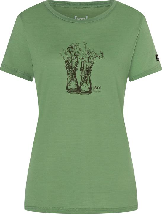 Super Natural W Blossom Boots Tee (XS)