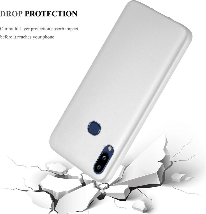 Image du produit Cadorabo Couverture métallique mate TPU (Samsung Galaxy A10s, Samsung Galaxy M01s)