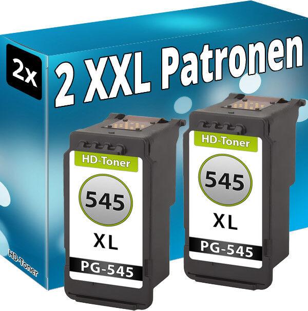 Produktbild Druckfuxx 2x TINTE PATRONEN PG-545 XL für CANON IP2850 IP2855 MG2440 MG2455 MG25