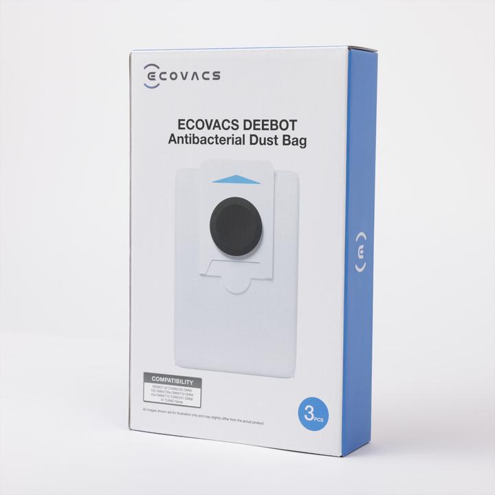 Actual product image Ecovacs DEEBOT X2 COMBO Antibacterial Dust Bags 3L - DDB030028 (3 x)