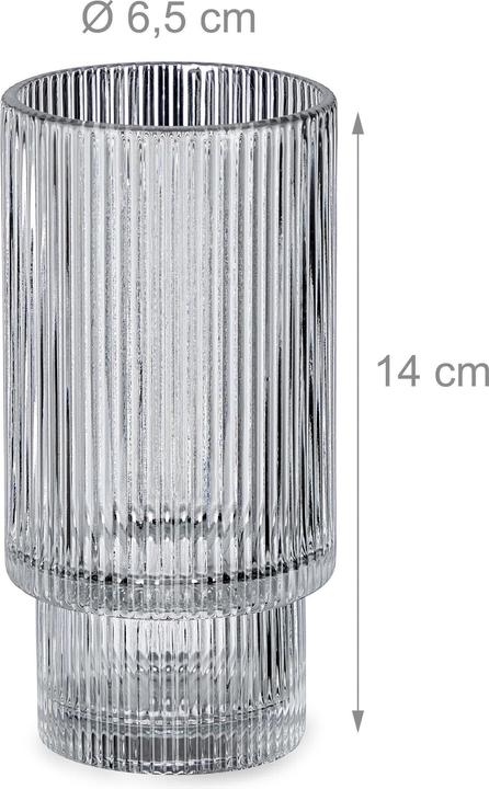 Actual product image Relaxdays 4x glasses (0.33 l, 4 x)