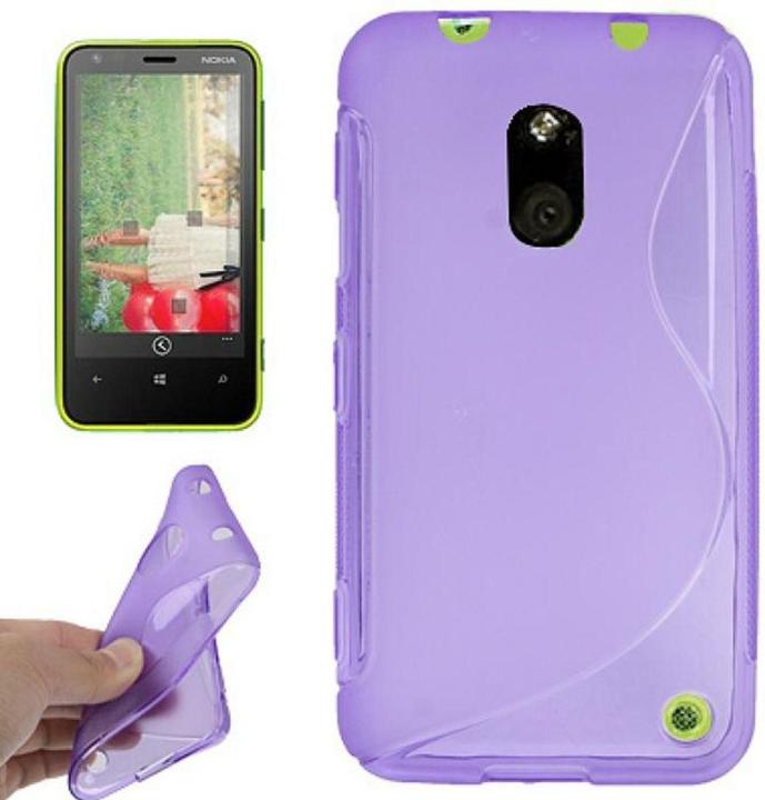 Produktbild König Design Handyhülle TPU Case für Handy Nokia Lumia 620 lila (Nokia Lumia 620)