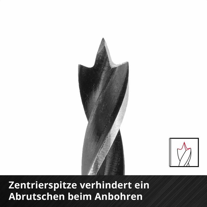 Actual product image Einhell 108759 39-piece drill and bit range (4 mm, 5 mm, 6 mm, 8 mm)