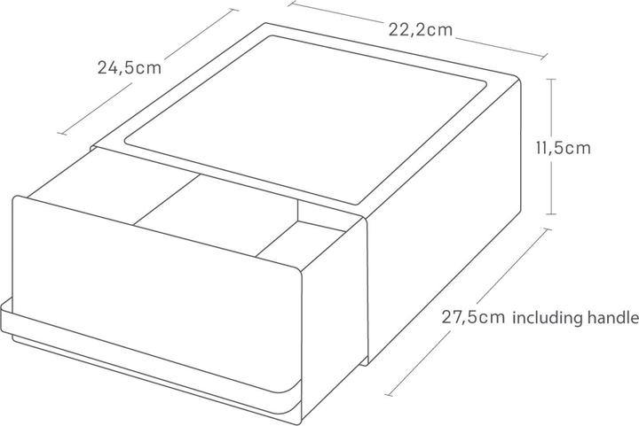 Produktbild Yamazaki Schublade für Arbeitsplatte TOWER