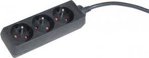 Image du produit Dexlan Cordon d'alimentation avec interrupteur - 3 prises 1,50 m (1.50 m, PECO 7/5)