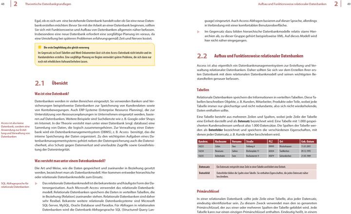 Produktbild Access für Einsteiger - Schritt für Schritt zur Datenbank (Deutsch, Inge Baumeister, 2022)