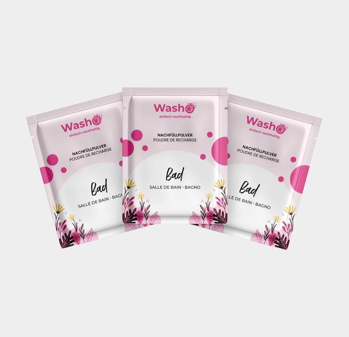Actual product image Washo Bathroom cleaner powder set