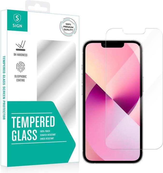 Immagine prodotto SIGN Pellicola protettiva in vetro temperato per iPhone 13 Mini (Apple iPhone 13 mini)