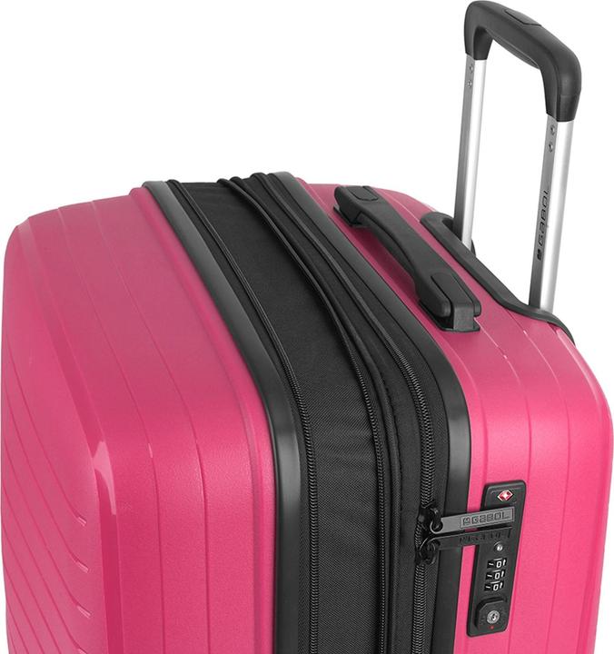 Produktbild Gabol Shinyuu 4 Rollen Kofferset 3-teilig mit Dehnfalte (220 l, XL (ab 115l))