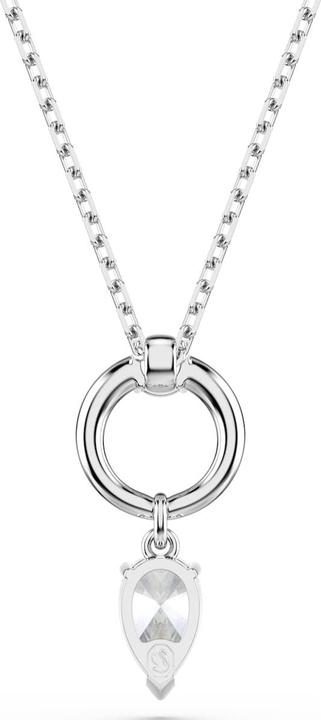 Produktbild Swarovski Mesmera Halskette Tropfenschliff Weiss Rhodiniert