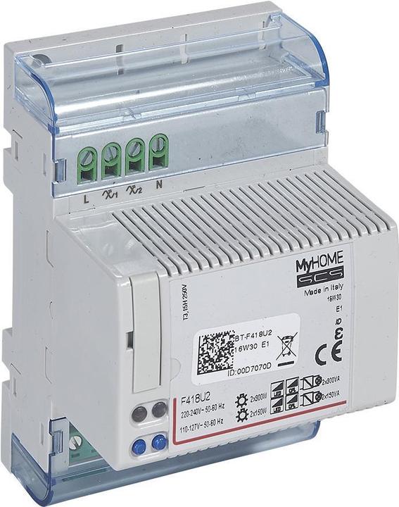 Image du produit Bticino SCS Variateur universel. Reg F418U2 2X300Va F418U2