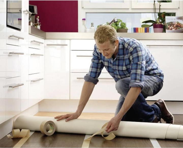 Actual product image tesa PRO NATURE laying tape, double-sided adhesive tape (50 mm)