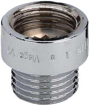 Actual product image Csdk SL Gunmetal threaded fittings Thread extension 3/8 "x20 mm, chrome-plated socket/nipple