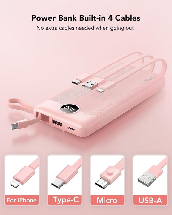 Image du produit Vrurc Powerbank (10000 mAh, 12 W)