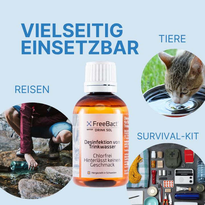 Actual product image Xinix Freebact Drink 50L Trinkwasserdesinfektion