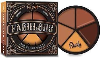 Actual product image Rude Cosmetics Rude Fabulous Concealer Wheel Light