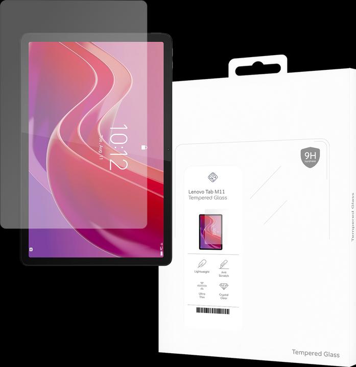 Cazy Schutzglass Kompatibel mit Lenovo Tab M11 - Displayschutz Tempered Glass - Transparant (1 Stück, Lenovo Tab M11)