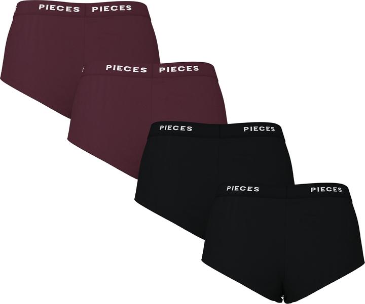 Produktbild Pieces Pclogo Lady 4 Pack Solid Noos Bc (L, 4er Pack)