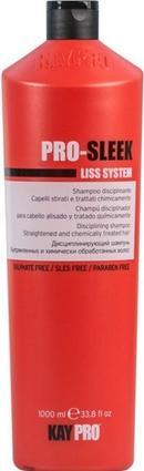 Kay Color KEPRO Kay Pro PRO-SLEEK Liss System Disciplining Shampoo für geglättetes und chemisch behandeltes (1000 ml, Flüssiges Shampoo)