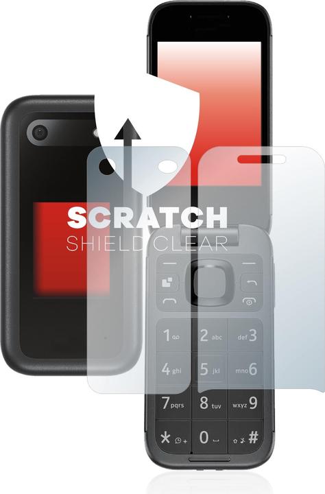 Produktbild upscreen Scratch Shield Displayschutz (1 Stück, Nokia 2660 Flip)