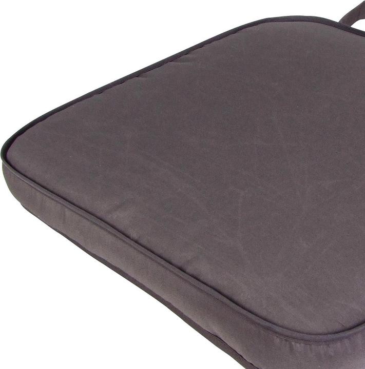 Produktbild Casativo Stuhlkissen mit abnehmbarem Bezug aus Polyester, anthrazit,46 x 48 cm (48 x 8 x 46 cm)