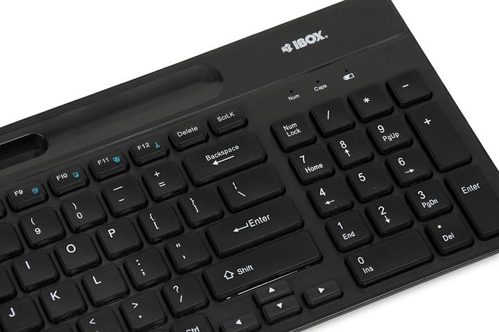 Produktbild iBox Kallisto BT/2 4 GHz kabellose Tastatur (Eng. Int., Kabellos)