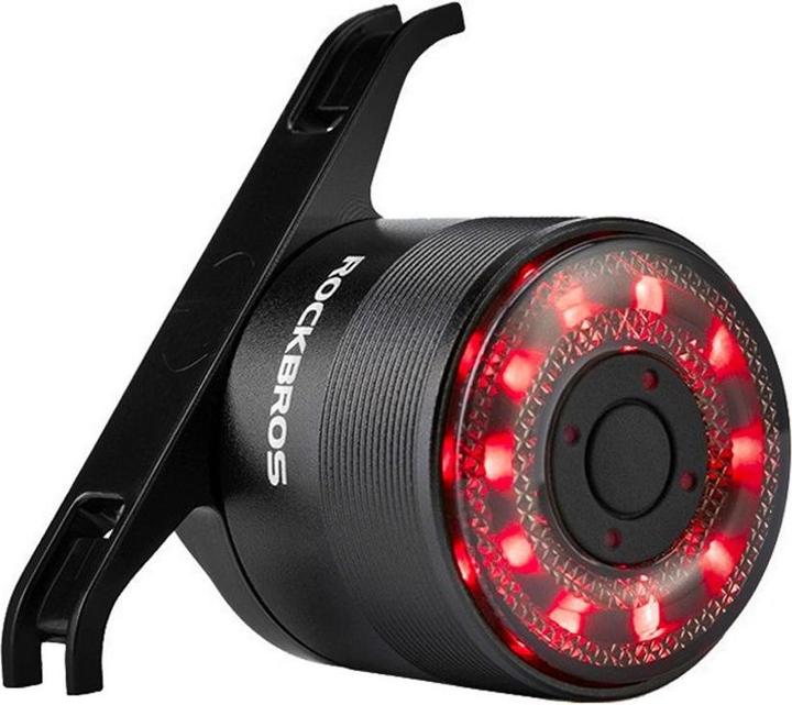 Produktbild Rockbros Q1 Fahrradrücklicht 7 Farben LED Micro USB - Schwarz