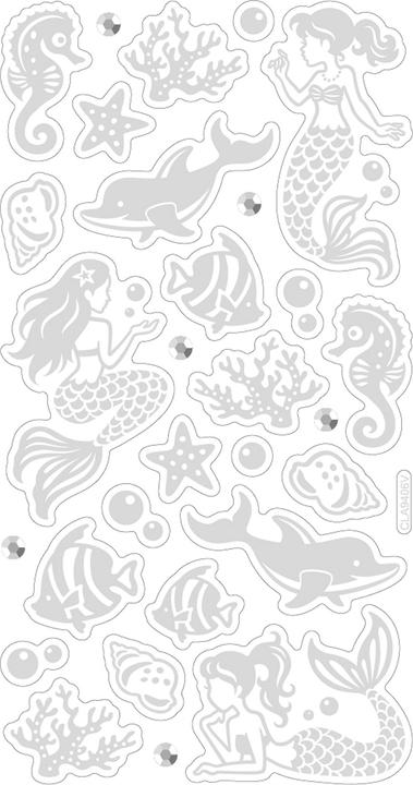 Immagine prodotto Folia Adesivo metallizzato Mermaid, dimensione foglio: 95 x 175 mm