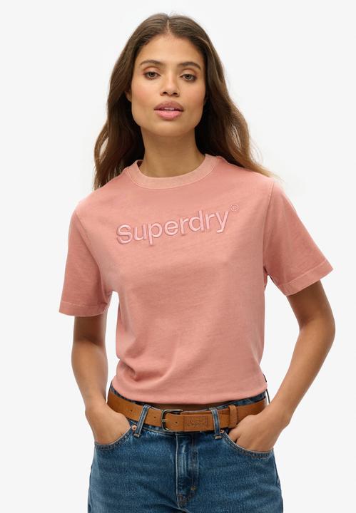Actual product image Superdry Emb Core Logo Boxy Loose Tee (12)