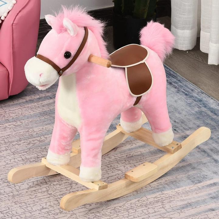 Image du produit Jamb Cheval à bascule rose