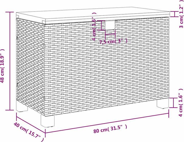 Produktbild VidaXL Gartentruhe