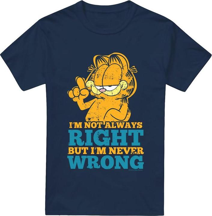 Garfield Never Wrong TShirt (3XL)